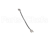 11538 Server Wire Asm, 18Ga, Strd, 200C, Blk, 4 In