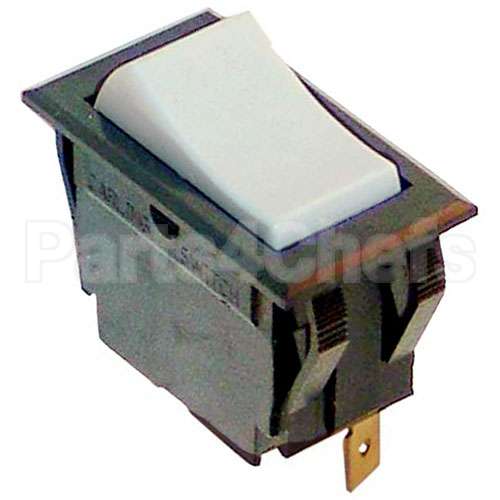 1170346 Compatible Southbend Switch, Mom On/Off White Rockr