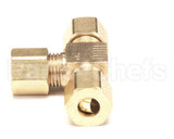 1173524 Southbend Range Tee, Union 1/4Cc Brass