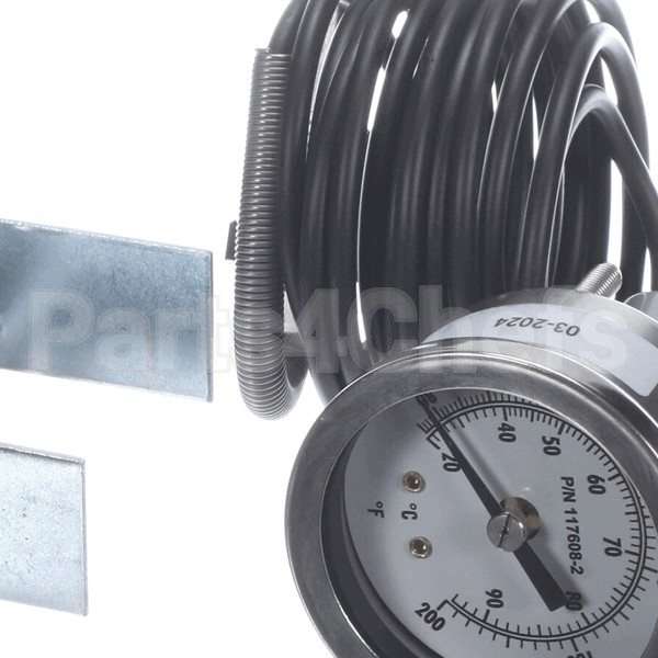 117608-2 Compatible Champion Thermometer, 8 Ft, Vapor Actuated
