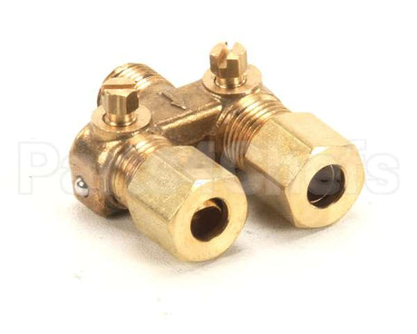 1177182 Southbend Range Fitting, Dble Pilot, 1/4 Tube