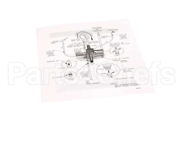 1177816 Stoelting Kit; 4-Way Tee Replacement