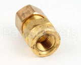1182195 Southbend Range Fitting, 1/2"Cc 1/4"Npt Brass