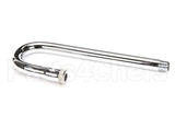 119X T&S Brass Rigid Gooseneck, 2-3/4 Spread, 8-3/4 Hei
