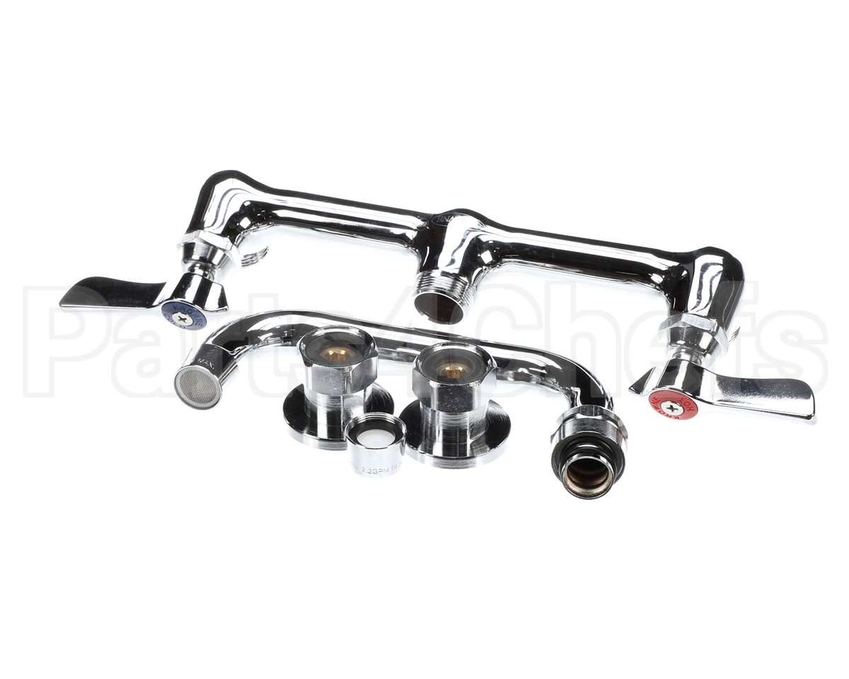 12-806L Krowne Silver Series 8" Center Wall Faucet 14