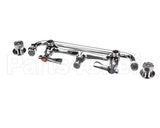 12-812L Krowne Silver Series 8 Center Wall Mount Faucet