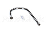 120X T&S Brass Rigid Gooseneck, 5-1/2 Spread, 10-1/4 He