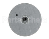 1220886 Market Forge Knob Skrtd 2 Dia D-Shaft Vertical