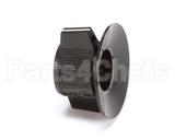 12246.0000 Bunn Knob, Rotary Switch Aluminum Inlay