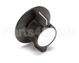 12246.0000 Bunn Knob, Rotary Switch Aluminum Inlay