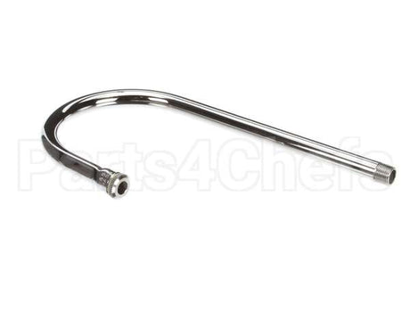 122X T&S Brass Rigid Gooseneck, 5-1/2 Spread, 11-1/2 He
