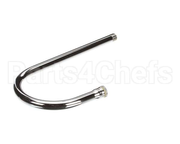 122X T&S Brass Rigid Gooseneck, 5-1/2 Spread, 11-1/2 He