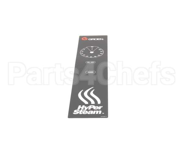 123126 Groen Overlay, Front Panel Hy-3E