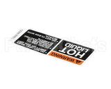 12356.0000 Bunn Decal, Warning-Hot Liquid