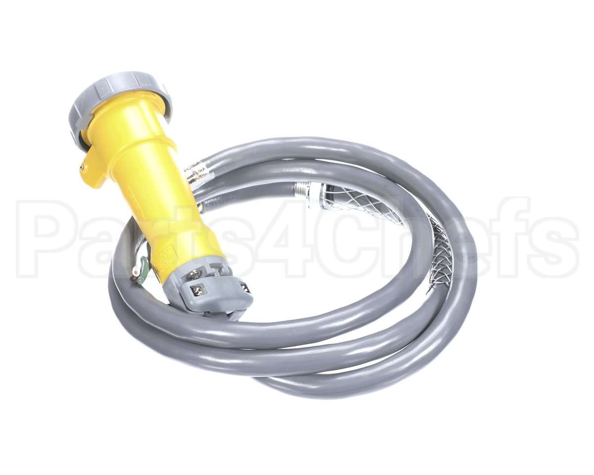 12360-0010 Hubbell Lighting 20A Yellow 3 Wire P&S Dropcord