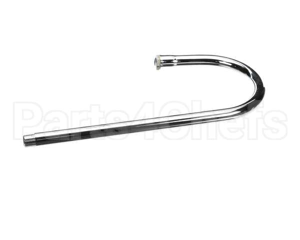 123X T&S Brass Rigid Gooseneck, 5-1/2 Spread, 12-1/2 He