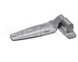 1245-000004 Kason Hinge Silver Flush
