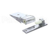 1256-000004 Kason Hinge Brushed Chrome Textured