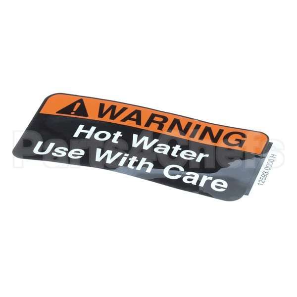 12593.0000 Compatible Bunn Decal, Warning Hot Water