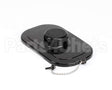 12981.0001 Bunn Lid/Chain Kit, Pour-In Black