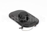 12981.0001 Bunn Lid/Chain Kit, Pour-In Black