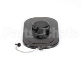 12981.0001 Bunn Lid/Chain Kit, Pour-In Black