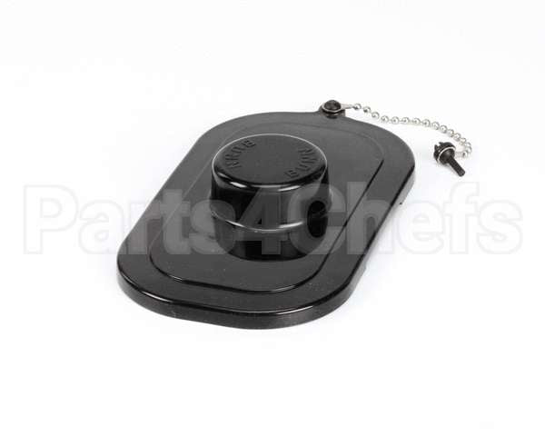 12981.0001 Bunn Lid/Chain Kit, Pour-In Black