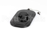12981.0001 Bunn Lid/Chain Kit, Pour-In Black