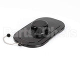 12981.0001 Bunn Lid/Chain Kit, Pour-In Black