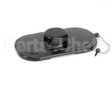 12981.0001 Bunn Lid/Chain Kit, Pour-In Black