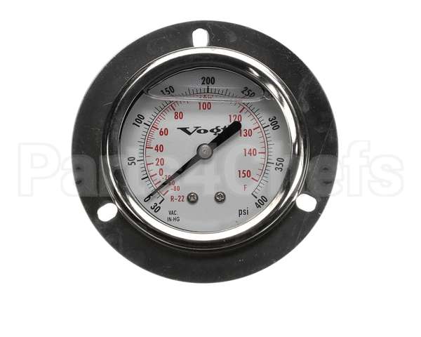 12D2590G09 Vogt Ice Machines Gage, 2.5" Lqd Filled, 30"-400