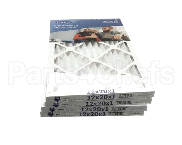 12X20X1-M13-C-P4 Carrier Merv 13 1" Air Filter, 12"X20"X1", 4 Pac