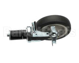 130600 Low Temp Industries Caster(5" Swivelstem Wbrk.)