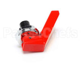 13061.0000 Bunn Faucet Handle/Stem Assembly-Red