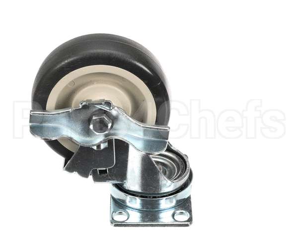 130810 Low Temp Industries Caster(4" Swivel/Plate W/Brk.)