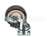 130810 Low Temp Industries Caster(4" Swivel/Plate W/Brk.)