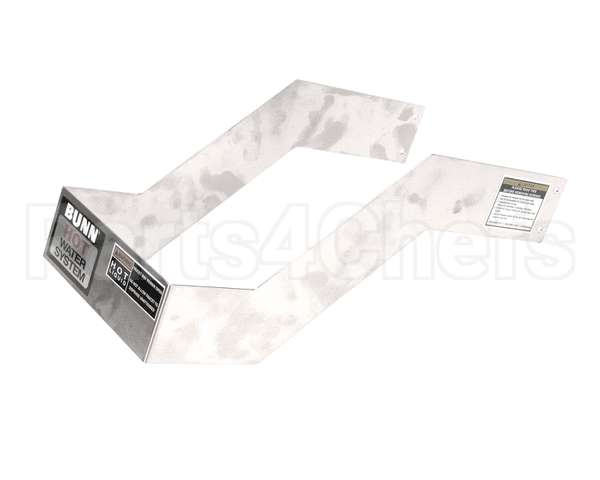 13127.1001 Bunn Kit, Retaining Bracket W Decal-Front Mnt