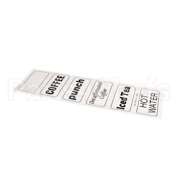 13200 Compatible Cambro Label Beverage Large