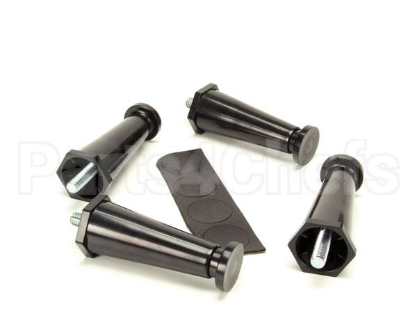 13255.0003 Bunn Kit, Leg-4.0 Adj Blk Plstc Flg