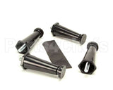 13255.0003 Bunn Kit, Leg-4.0 Adj Blk Plstc Flg