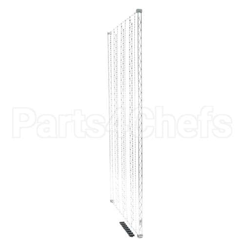 132610 Norlake Shelf Chrome Kote Ma3672C/Ff36