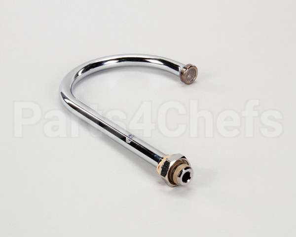 133X T&S Brass Swivel Gooseneck, 5-11/16 Spread, 10-3/8