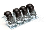 136043 Norlake Caster Kit 4 Plate Type Oah (S
