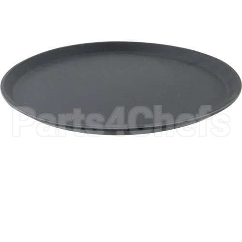 1400TL110 Compatible Cambro Tray, 14"Rd, Black, Treadlite