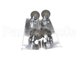 1411038 Cres Cor Caster Kit 2 W & 2 Without Brakes