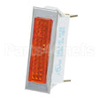 1433B8701 Compatible Southbend Signal Light 3/8" X 1-5/16" Amber 250