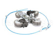 146354 Groen Casters (4 Each: 2 Locking, 2 Non-Lockin