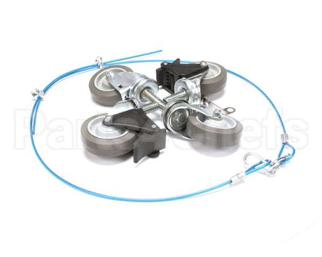 146354 Groen Casters (4 Each: 2 Locking, 2 Non-Lockin