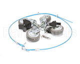 146354 Groen Casters (4 Each: 2 Locking, 2 Non-Lockin