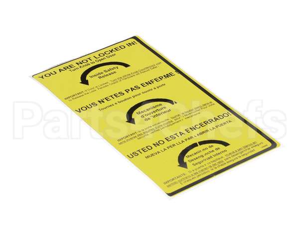 146868 Norlake Safety Sticker